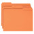 Smead File Folders, Letter Size, Reinforced 1/3-Cut Tab, Orange, 100/Box