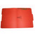 Smead 12534-F1 Colored Fastener Folders, Letter Size, 1/3-Cut Reinforced, Fastener Pos 1, 11pt Orange, 50/Box