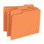 Smead File Folder, 1/3-Cut Tab, Letter Size, Orange (12543)