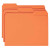 Smead Colored File Folders, Letter Size, 1/3-Cut Tab, No Fastener, 11pt Orange, 100/Box