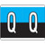 Kardex Alpha Label Letter Q (500/Roll)