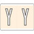 Kardex Alpha Label Letter Y (500/Roll)