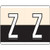Kardex Alpha Label Letter Z (500/Roll)