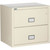 Phoenix 2-Drawer Lateral File Cabinet, 31 inches wide, 1-hour fireproof protection, putty finish