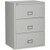 Light Gray Phoenix 3-Drawer Lateral File Cabinet, 31 inches wide, 1-hour fireproof protection