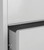 Close-up of water seal on Gray Phoenix Lateral File Cabinet drawer, providing water resistance