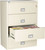 Phoenix Lateral Fireproof File Cabinets, 4-Drawer, 38" Wide (Letter)