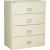 Phoenix LAT4W44PUT 44 inch wide lateral fireproof file cabinet in putty finish