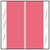 Col R Tab 11600 Series Designation Label Pink 500/Roll