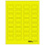 Tabbies Labels-U-Create Blank Labels, 7/8 H x 1 1/2 W, Fluorescent Yellow, 320/Pack
