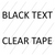 Brother TZe-141 Label Maker Tape Compatible, Black on Clear, 3/4", 2/Pack