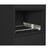 Interior of Phoenix LTR2W25 black drawer compartment showing steel filing rails and drawer cavity