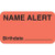 Medical Labels, Name Alert, 1-1/2 x 7/8, Fl. Red, 250/Roll (MAP1180)
