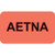 Insurance Provider Labels, AETNA, 7/8 H x 1-1/2 W, Fluorescent Red, 250/Roll