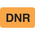 Medical Labels, DNR, 1-1/2 x 7/8, Fl. Orange, 250/Roll (MAP2010)