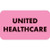 Insurance Labels, United Healthcare, 1-1/2 x 7/8, Fl. Pink, 250/Roll (MAP2320)