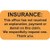 Insurance Labels, Insurance, 7/8 x 1-1/2, Fl. Orange, 250/Roll (MAP2700)