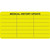 Medical History Label, Chartreuse, 3-1/2 x 1-3/4, Roll/250