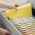 Smead 100% Recycled Folders, Letter Size, 1/3-Cut Reinforced Tab, 2 Fasteners, Yellow, 50/Box
