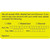 Billing and Collection Labels, We Will Accept, 3-1/4 x 1-3/4, Chartreuse, 250/Roll (MAP4620)