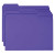 Smead File Folders, Letter Size, Reinforced 1/3-Cut Tab, Purple, 100/Box