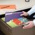 Smead Colored File Folders, Letter Size, 1/3-Cut Tab, No Fastener, 11pt Purple, 100/Box