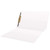 Colored Folders, End Tab, Legal Size, 3/4" Expansion, Fastener Position 1, 14pt White, 50/Box