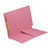 Colored End Tab Folders, Letter, 1/2 Pocket, Fastener Pos 1, 11pt Pink, 50/Bx