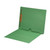 End Tab Pocket Folders, Full Inside Pocket, Letter, One Fastener, Green, 50/Box