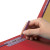 Smead SafeSHIELD Classification Folders, 2 Dividers, Letter Size, Bright Red, 10/Box