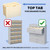Vehicle Deal Jackets are designed for file drawers and are not designed for open shelving.