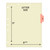 Chart Dividers, Side Tab, Position 3, Lab, Pink, 100/Box