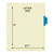 Chart Dividers, Side Tab, Position 3, Operative Reports, Blue, 100/Box