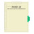 Chart Dividers, Side Tab, Position 4, Miscellaneous, Lt Green, 100/Box