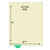 Chart Dividers, Bottom Tab, Position 2, Progress Notes, Lt Green, 100/Box