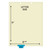 Chart Dividers, Bottom Tab, Position 3, Operative Reports, Blue, 100/Box