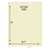 Chart Dividers, Bottom Tab, Position 5, Clear/Blank, 100/Box