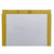 Colored Border File Jackets, 11 3/4 x 8 3/4, Open Top, 28# Stock, Goldenrod, 100/Box (S-09656-GLD)