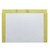 Colored Border File Jackets, 11 3/4 x 8 3/4, Open Top, 28# Stock, Yellow, 100/Box (S-09656-YLW)