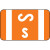 Smead ACCS Compatible Labels Letter S 100/Pack