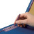 Smead SafeSHIELD Premium Pressboard Classification File Folders, 2 Dividers, 2 inch Expansion, 2/5-Cut Tab,  Letter, Dark Blue, 10/Box