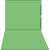 Kardex Numeric File Folders - 0 thru 9 Scale, Green, 100/Box