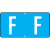 Tab Products Alphabetic Labels Letter F Light Blue TBAV-F