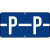 Tab Products Alphabetic Labels Letter P Dark Blue TBAV-P