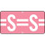 Tab Products Alphabetic Labels Letter S Pink TBAV-S