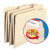 Smead File Folders, Letter Size, Reinforced 1/3-Cut Tab, 1 Fastener, Manila, 50/Box