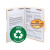 Smead 100% Recycled Folders, Letter Size, 1/3-Cut Reinforced Tab, 2 Fasteners, Manila, 50/Box