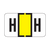 Traco Alpha Label Letter H (500/Roll)