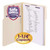 Smead Fastener Folders, Letter Size, Reinforced 1/3-Cut Tab, 1-1/4" Expansion, Manila, 50/Box