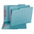 Smead Pressboard Fastener Folder with SafeSHIELD Fasteners 14937, 2 Fasteners, 1/3-Cut Tab, 2" Expansion, Letter, Blue